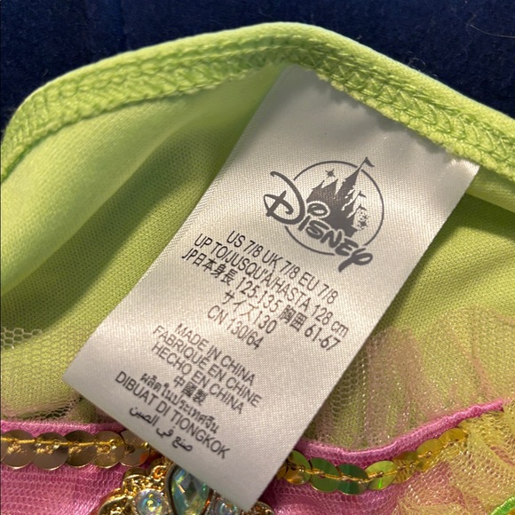Disney Tinkerbell Costume Bundle Sz 7/8 (shoes are 13/1) - Picture 3 of 12